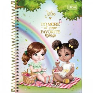 Imagem de Caderno Espiral Pequeno 1/4 Jolie 80fls Capas Sortidas - Tilibra