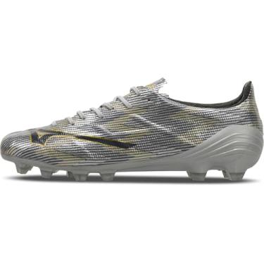 Imagem de Mizuno Chuteira de Campo Masculina Mizuno Alpha II Japan MD 40 Prata