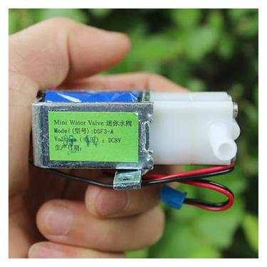 Imagem de Válvula de água de 3 vias de 2 posições DC 7,4 V 9 V válvula solenoide pequena interruptor de controle de válvula de gás de água para máquina de café DWBPGVUN