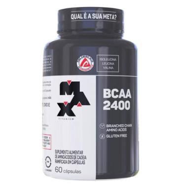 Imagem de Bcaa 60 Caps Suplemento Alimentar Fórmula Natural Max Titanium