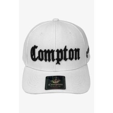 Imagem de Boné Compton Aba Curva Snapback Classic Branco-Unissex
