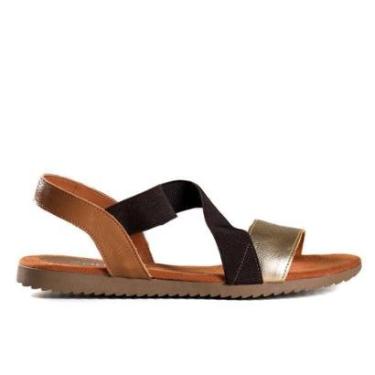 Imagem de Sandália Rasteira Feminina Zariff Marrom-Feminino