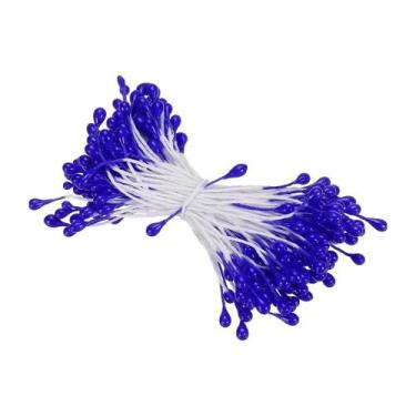 Imagem de Pistilo para Artesanato Flor Azul Escuro 6cm com 100 unidades - LNS