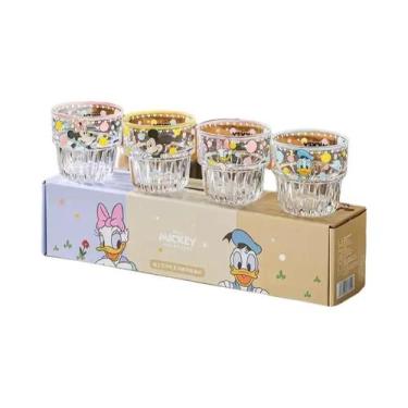 Imagem de Copo De Água De Vidro Disney Mickey Minnie Pato Donald Para Meninas, C