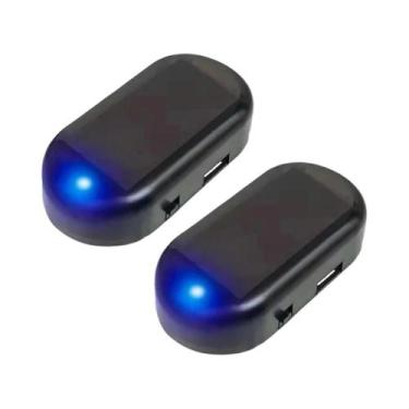 Imagem de Lâmpada De Alarme Automotivo Solar Super Brilhante Sem Fio Com Sinal D