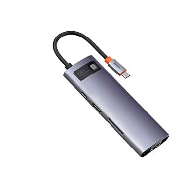 Imagem de BAILAI 8 em 1 Tipo C HUB USB C HUB Leitor SD PD 100W Carregador USB 3.0 HUB Dock Station Splitter, xintmy-7707
