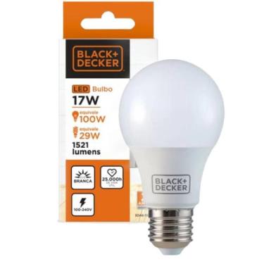 Imagem de Lampada Led Bulbo A60 17W 6500K BLACK+DECKER - MODULATTO