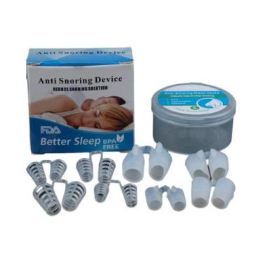 Imagem de Dispositivo De Silicone Antirronco 8PCS, Clipe Nasal Para Prevenir Con