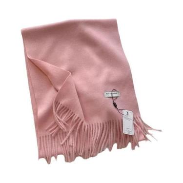 Imagem de Cachecol Grosso De Cashmere Para Homens E Mulheres, Moda De Outono E I