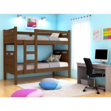 Imagem de Beliche Cama Solteiro Para Meninos Confortável Legno