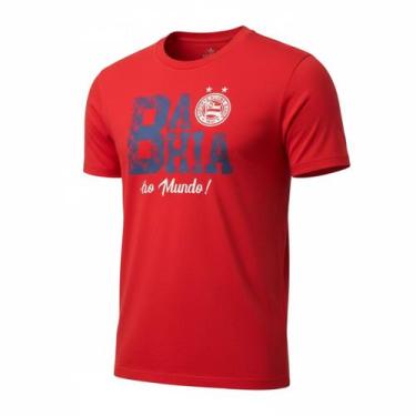 Imagem de Camisa Bahia Esquadrão Basic Algodão Vermelha - Masculino Tamanho:XGCo