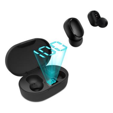 Imagem de Fone Sem Fios Com Estojo Carregador Entrada Econômico