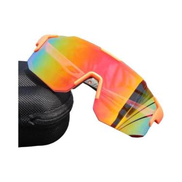 Imagem de Óculos De Sol UV400 Para Ciclismo Com Lente Grande, À Prova De Vento, 