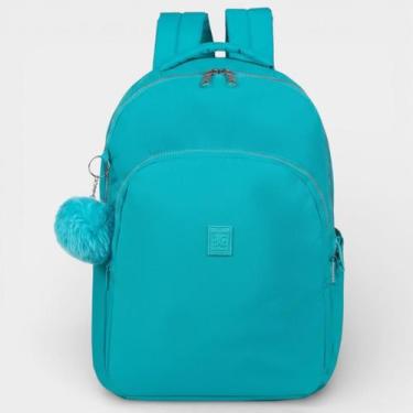 Imagem de Mochila Escolar Bagaggio Pop Fun Feminina - Azul Claro - Único, Único