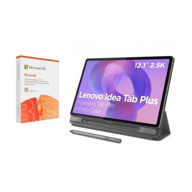 Imagem de Tablet Lenovo Idea Tab Plus 12.1” Android 15 256GB + Microsoft 365 Personal