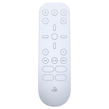 Imagem de Controle de Mídia Sony, para PS5 Slim e PS5 Pro, Sem fio, Branco - CFI