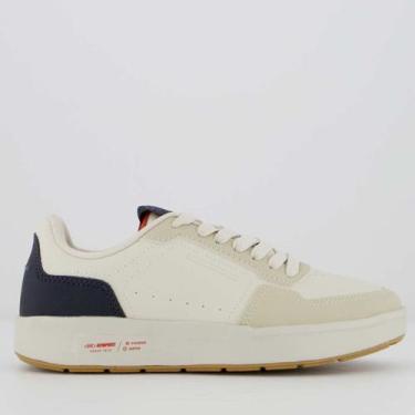 Imagem de Tênis Olympikus Versa Juvenil Off White e Marinho, 34