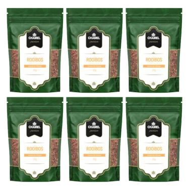 Imagem de Chá de Rooibos (Aspalathus linearis) Encanto Sul-Africano 6 Pacotes c/ 30g  Chamel Premium
