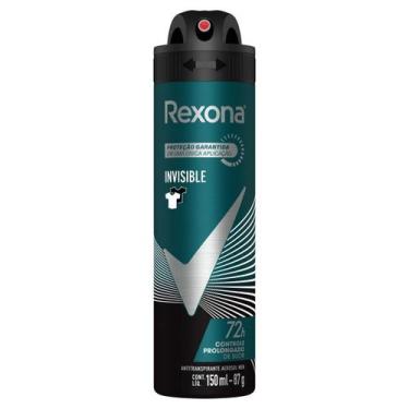 Imagem de Rexona Aerosol Masculino Invisible 150ml Anti Manchas