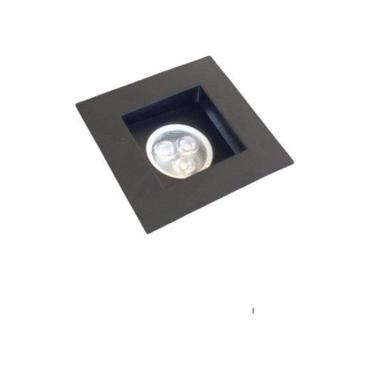 Imagem de Kit 7 Spot Recuado De Embutir Mr11 Mini Dicroica Preto Alz60