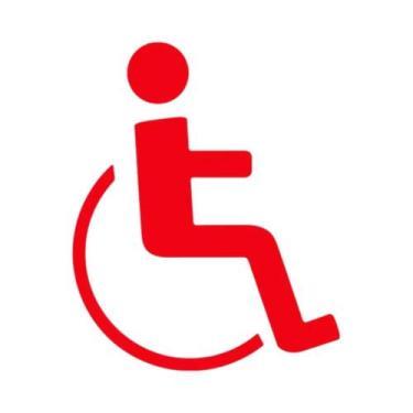 Imagem de Adesivo Para Carro Com Cadeira De Rodas, Em PVC, À Prova D'água, Resis