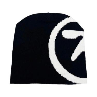 Imagem de Gorro De Inverno Gótico Feminino De Lã Com Estrela, Acessório Unissex 