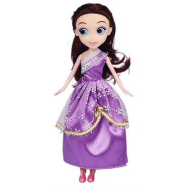 Imagem de Presente de brinquedo Princess Doll Figure para meninas de 28 cm - mat