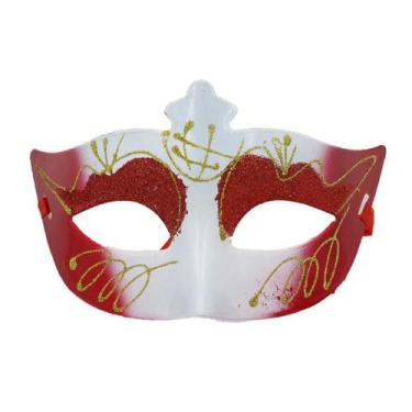 Imagem de Máscara, pintura de Halloween, princesa, cosplay, festa de meio rosto 