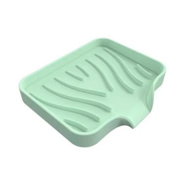 Imagem de Suporte De Sabonete Antiderrapante De Silicone Para Cozinha E Banheiro