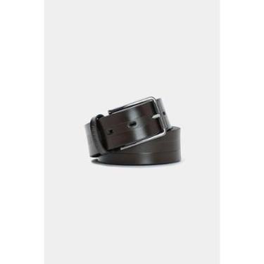 Imagem de Cinto Aramis Couro Pinstripe Marrom-Masculino