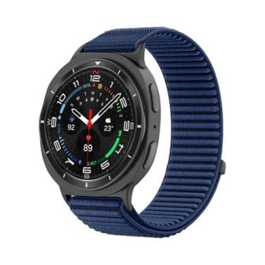 Imagem de Pulseira De Nylon Trançada Para Samsung Galaxy Watch 46mm 44mm 40mm Cl
