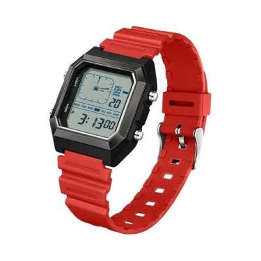 Imagem de Relógio Digital Multifuncional À Prova d'Água Para Homens, Cronógrafo 