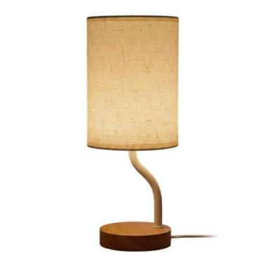 Imagem de Luminaria Mesa LED 3 Tons Abajur USB Minimalista Iluminaçao Regulavel 