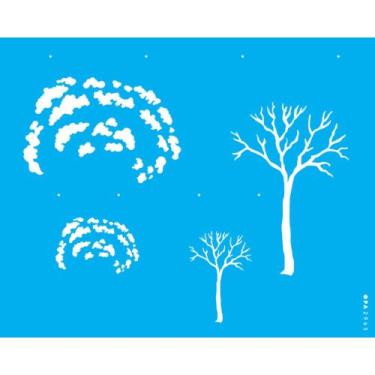 Imagem de Stencil Pintura Country Brasil Ipe I 2965 20x25 Opa