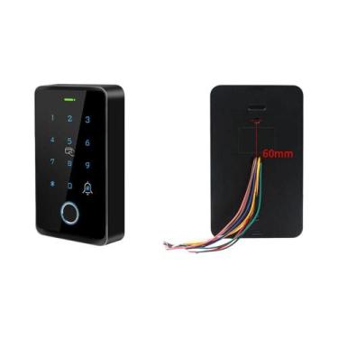Imagem de Fechadura Inteligente Com Impressão Digital E Cartão IC, Teclado De Co