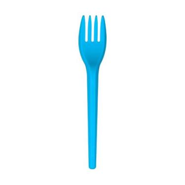 Imagem de Gsa-522 garfo sobremesa azul c/ 1000 un. - STRAWPLAST