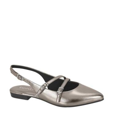 Imagem de Sapatilha Feminina Slingback Bico Fino Beira Rio 4134.1012, 36