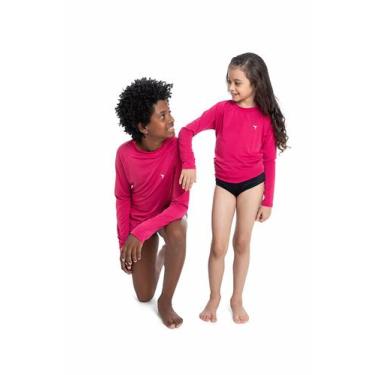 Imagem de Camisa Infanto Juvenil Proteção Solar Uv + 50 Camiseta Segunda Pele Té