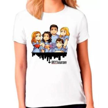 Imagem de Camiseta Grey's Anatomy - Blusa ou Moletom Feminino - Loja Dinka, G
