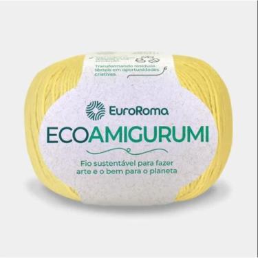 Imagem de Linha EcoAmigurumi 254 m - EuroRoma, 400 Amarelo Bebê