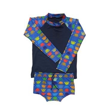 Imagem de Conjunto infantil menino proteção UV - camisa e sunga boxer 0 a 16 anos (0)