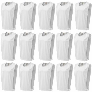 Imagem de Kit Colete 15 Pçs Treino Futebol Trb Liso Tecido Em Poliéster