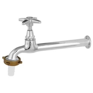 Imagem de Torneira de Parede p/Cozinha com Bico C23 Cromado DN15 DN20 Romar - RO