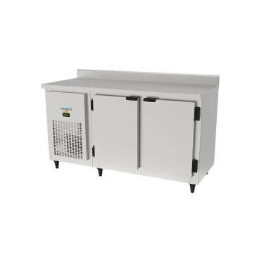 Imagem de Balcão Refrigerado Encosto 2 Portas 1,5 mts Lado Esquerdo 540KBSC150D Kofisa