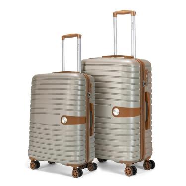 Imagem de Kit 2 Malas De Viagem Anac Puxador Rodinha 360 Bordo Cadeado TSA-Unissex
