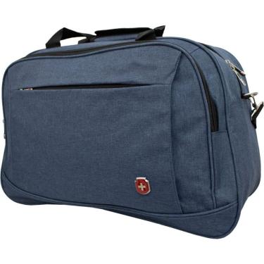 Imagem de Sacola Bolsa De Viagem Academia Espaçosa Alça De Ombro Reforçada - Bogotá - Swissland Azul