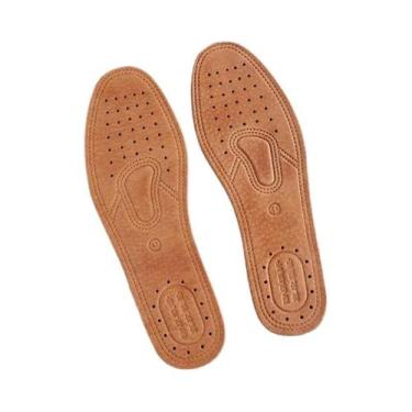 Imagem de Palmilhas Masculinas Confortáveis De Couro Genuíno (Couro Bovino) Para