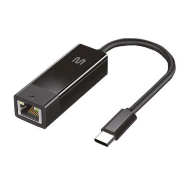 Imagem de Adaptador de Rede USB Tipo-C para RJ45 1000 Mbps Multi - WI470, Preto