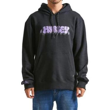 Imagem de Moletom Hurley Canguru Bomb WT24 Masculino-Masculino