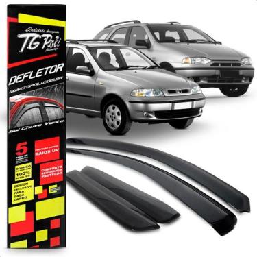 Imagem de Calha Chuva Inteiriça Slim Palio Siena Weekend 4 Portas 96 97 98 99 a 